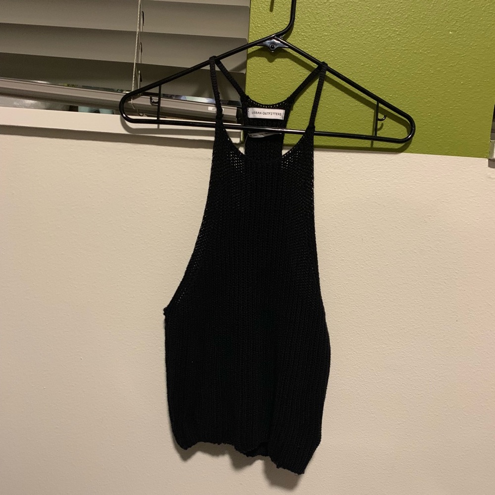 Urban Outfitters Black knit tank top